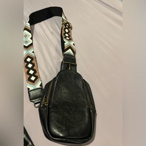 Black crossbody bag